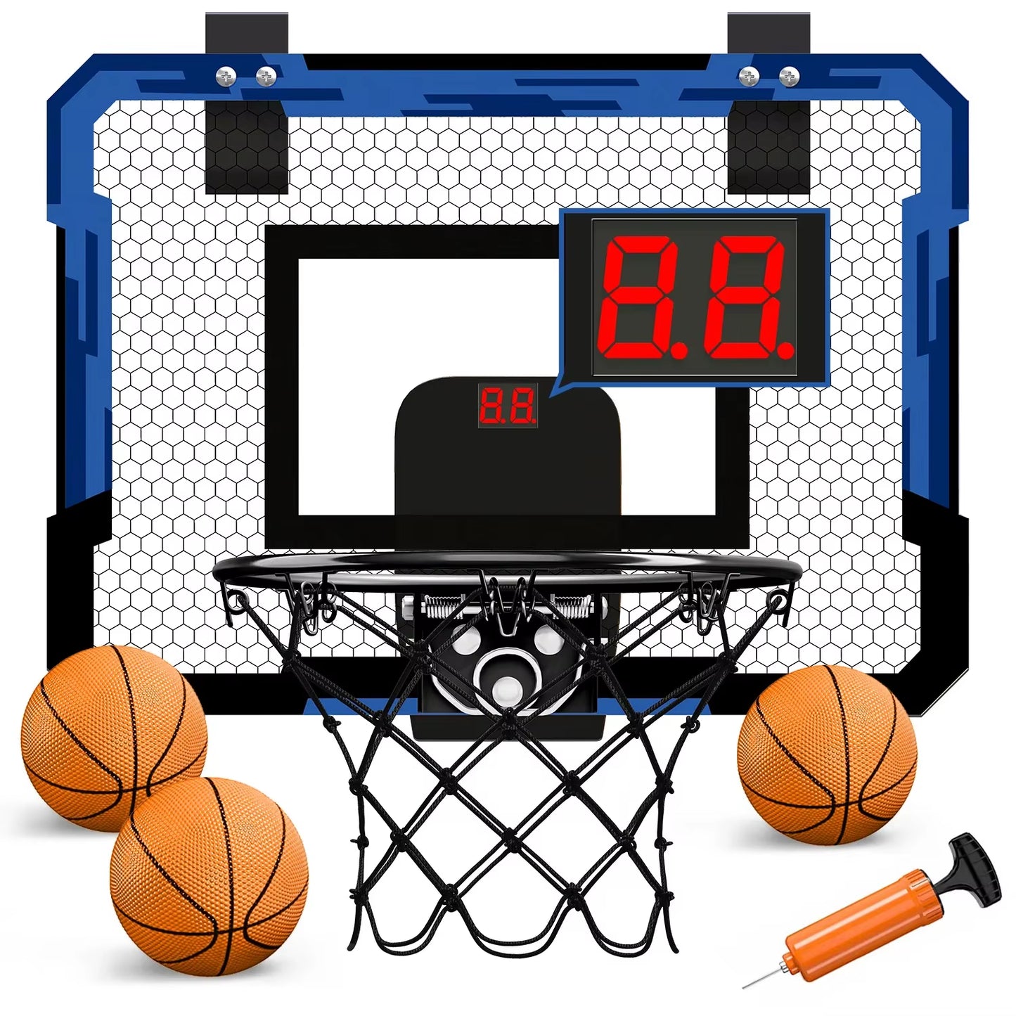 Wall-Mounted Mini Basketball Hoop Set for Indoor and Outdoor Training - Ideal for Kids