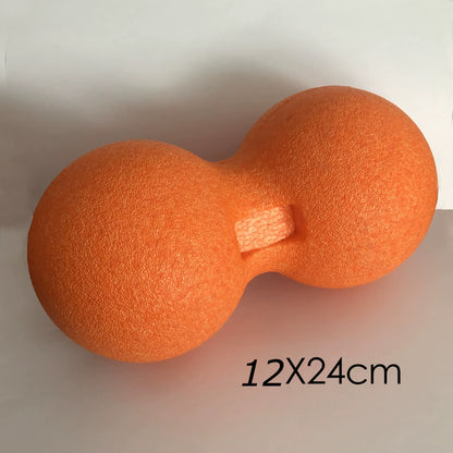 Peanut Fitness Massage Ball Set Yoga Roller Double Lacrosse Mobility Ball for Myofascial Physical Therapy Deep Tissue Massage