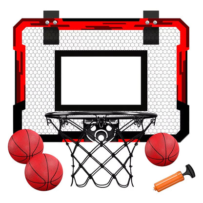 Wall-Mounted Mini Basketball Hoop Set for Indoor and Outdoor Training - Ideal for Kids
