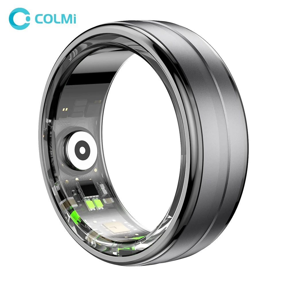 2024 R06 Smart Ring for Men and Women - Heart Rate and Blood Oxygen Monitor, IP68 & 5ATM Waterproof, Multi-Sport Functionality