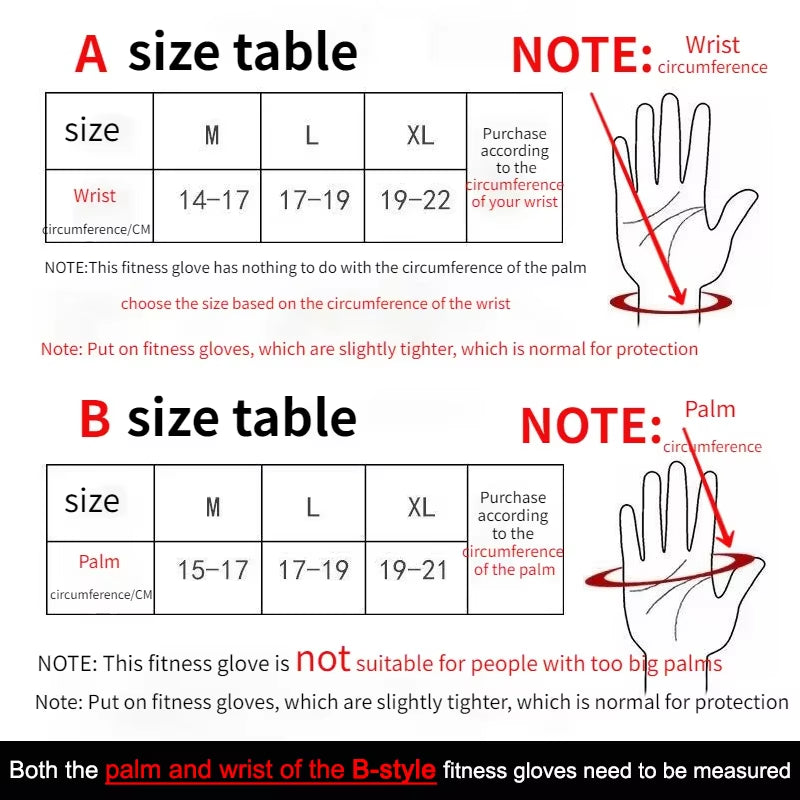 Professional Fitness Training Gloves for Men and Women - Weightlifting, Bodybuilding, and Gym Hand and Wrist Protection